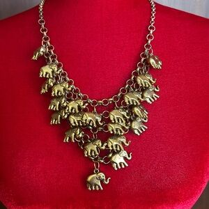 Y2K Elephant Party Necklace